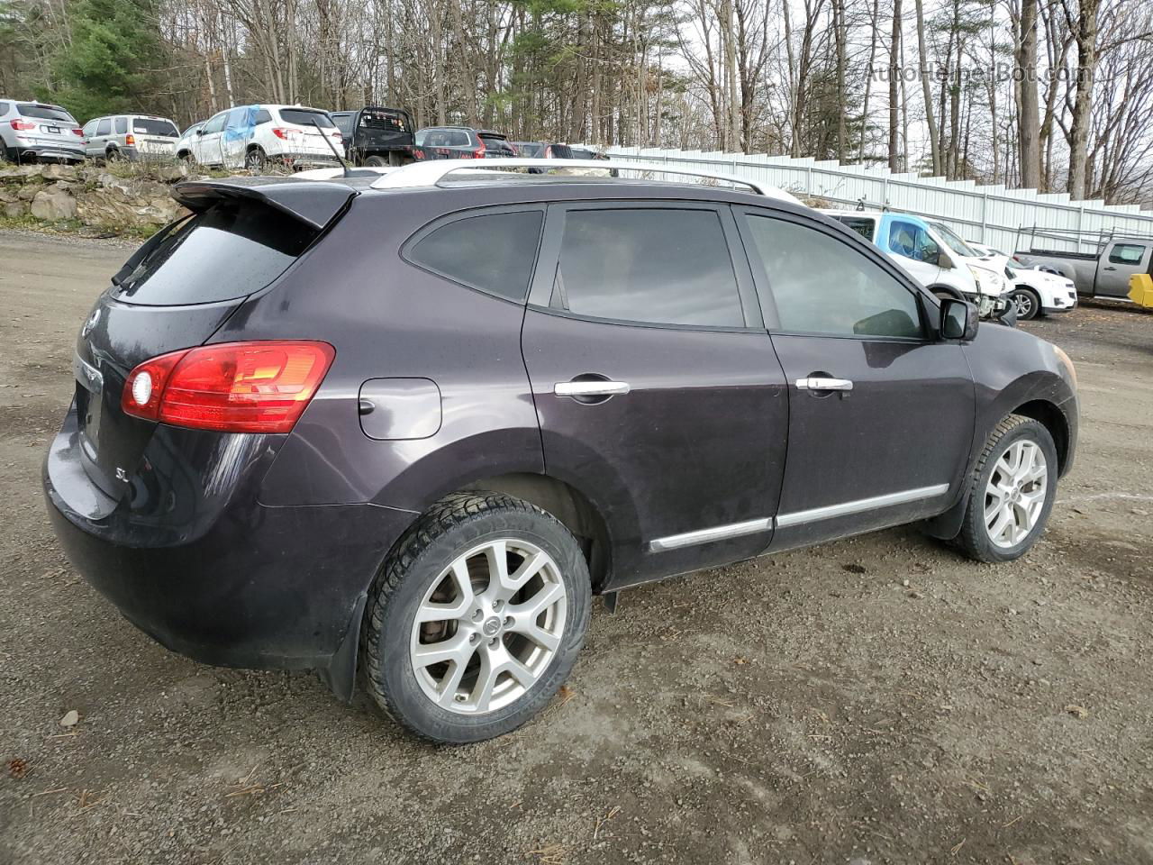 2012 Nissan Rogue S Brown vin: JN8AS5MTXCW300425