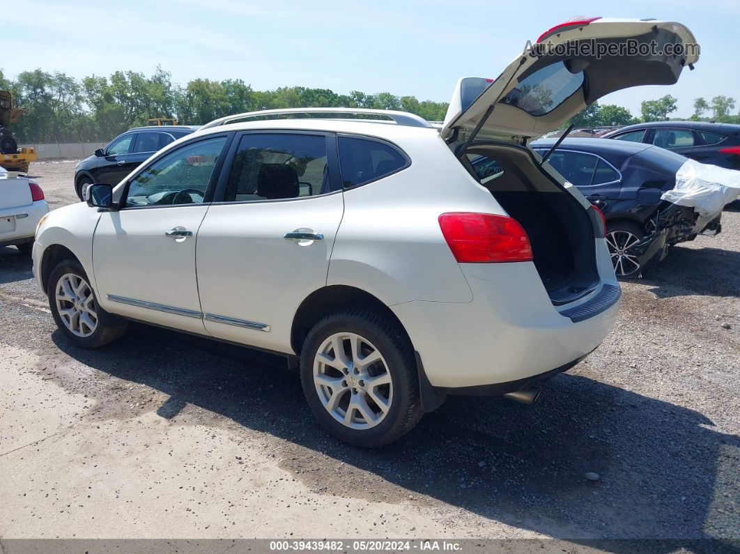 2012 Nissan Rogue Sv W/sl Pkg White vin: JN8AS5MV0CW357055