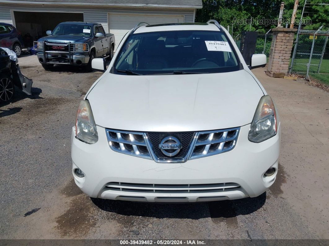 2012 Nissan Rogue Sv W/sl Pkg White vin: JN8AS5MV0CW357055