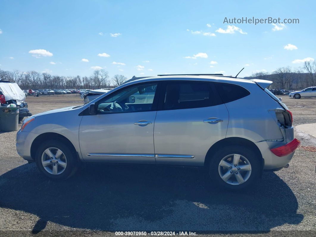 2012 Nissan Rogue S/sv Silver vin: JN8AS5MV0CW364961