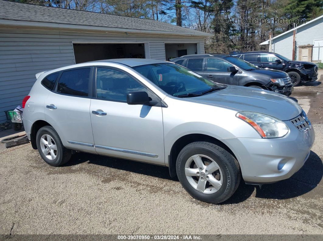 2012 Nissan Rogue S/sv Silver vin: JN8AS5MV0CW364961