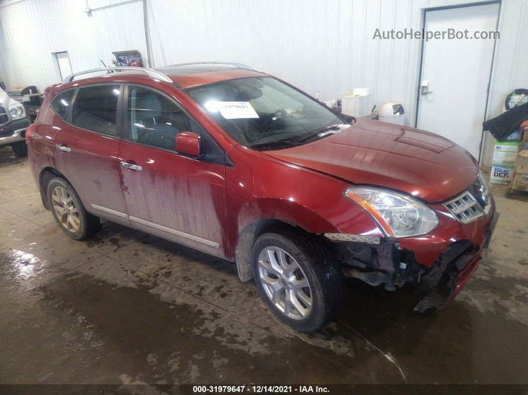 2012 Nissan Rogue Sl Orange vin: JN8AS5MV0CW366919