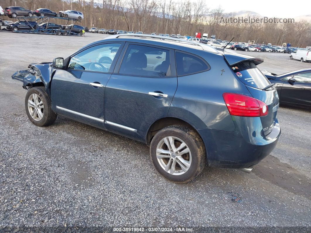 2012 Nissan Rogue Sv Синий vin: JN8AS5MV0CW376866