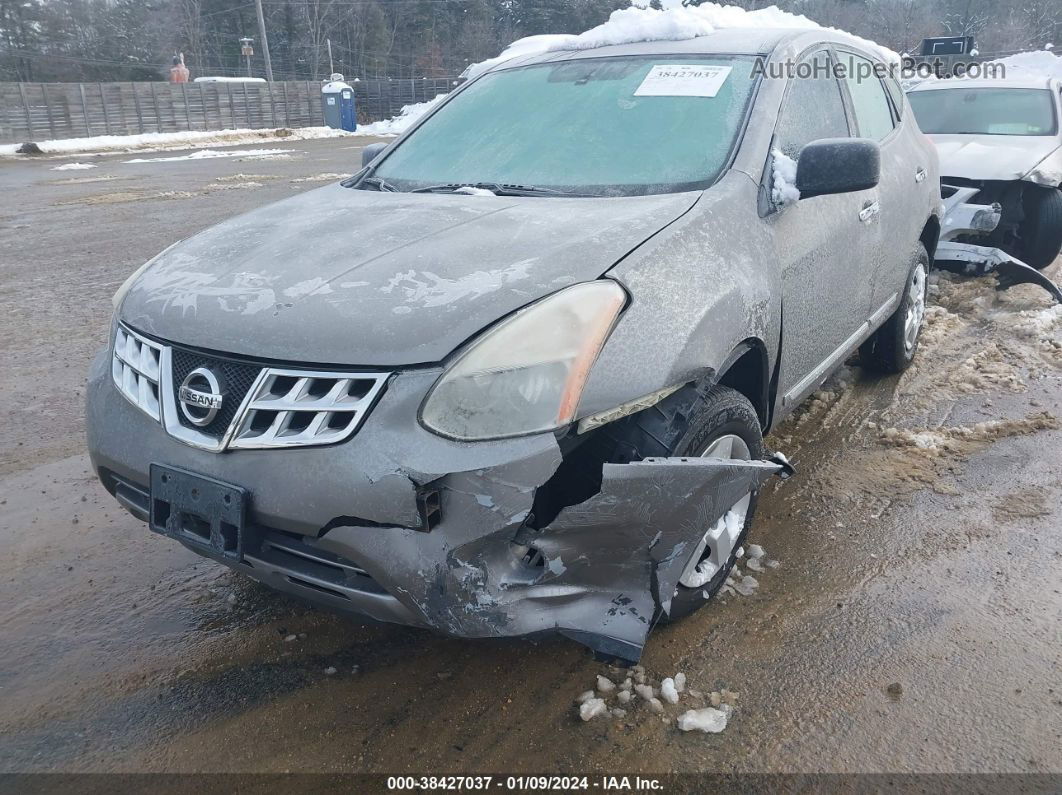 2012 Nissan Rogue S Gray vin: JN8AS5MV0CW382215