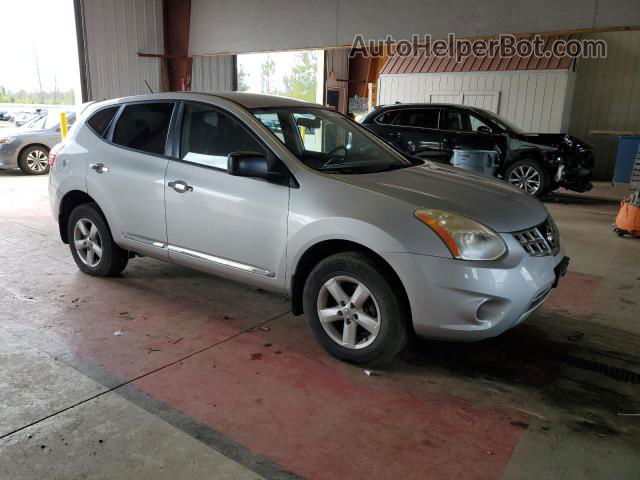 2012 Nissan Rogue S Silver vin: JN8AS5MV0CW387799