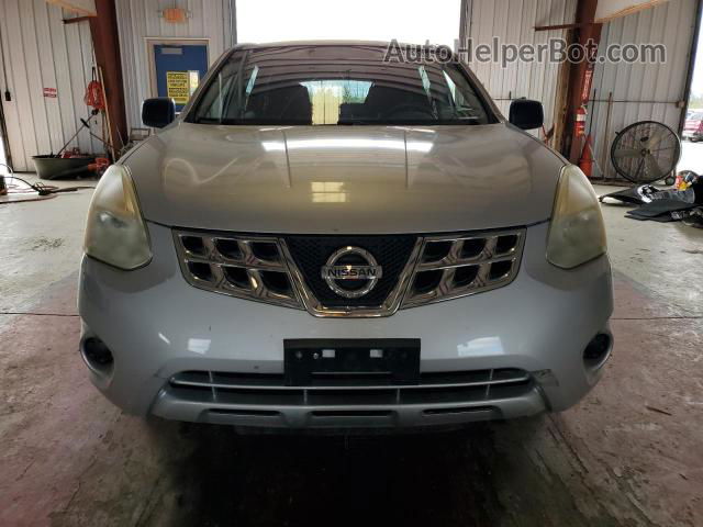 2012 Nissan Rogue S Silver vin: JN8AS5MV0CW387799