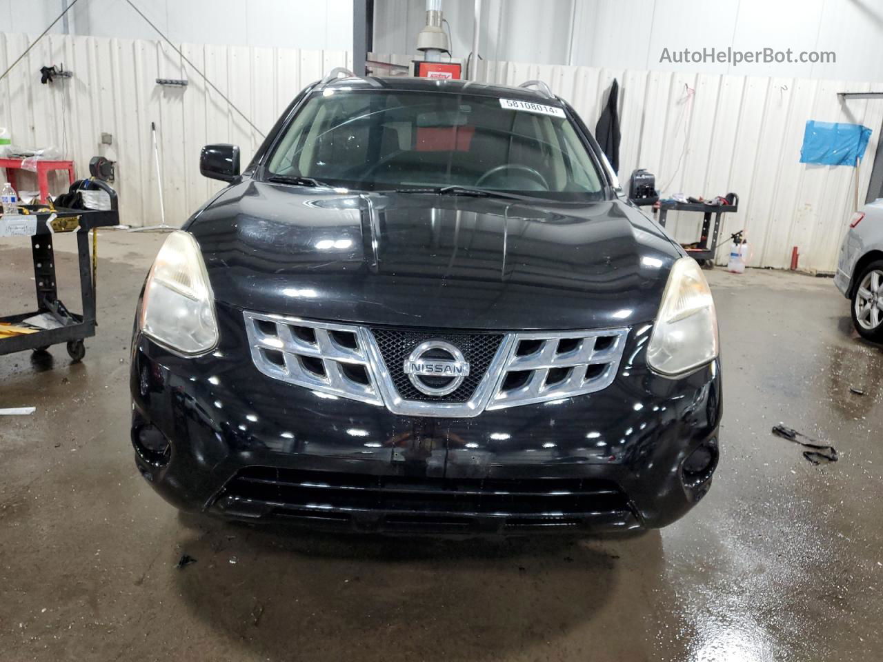 2012 Nissan Rogue S Black vin: JN8AS5MV0CW388192