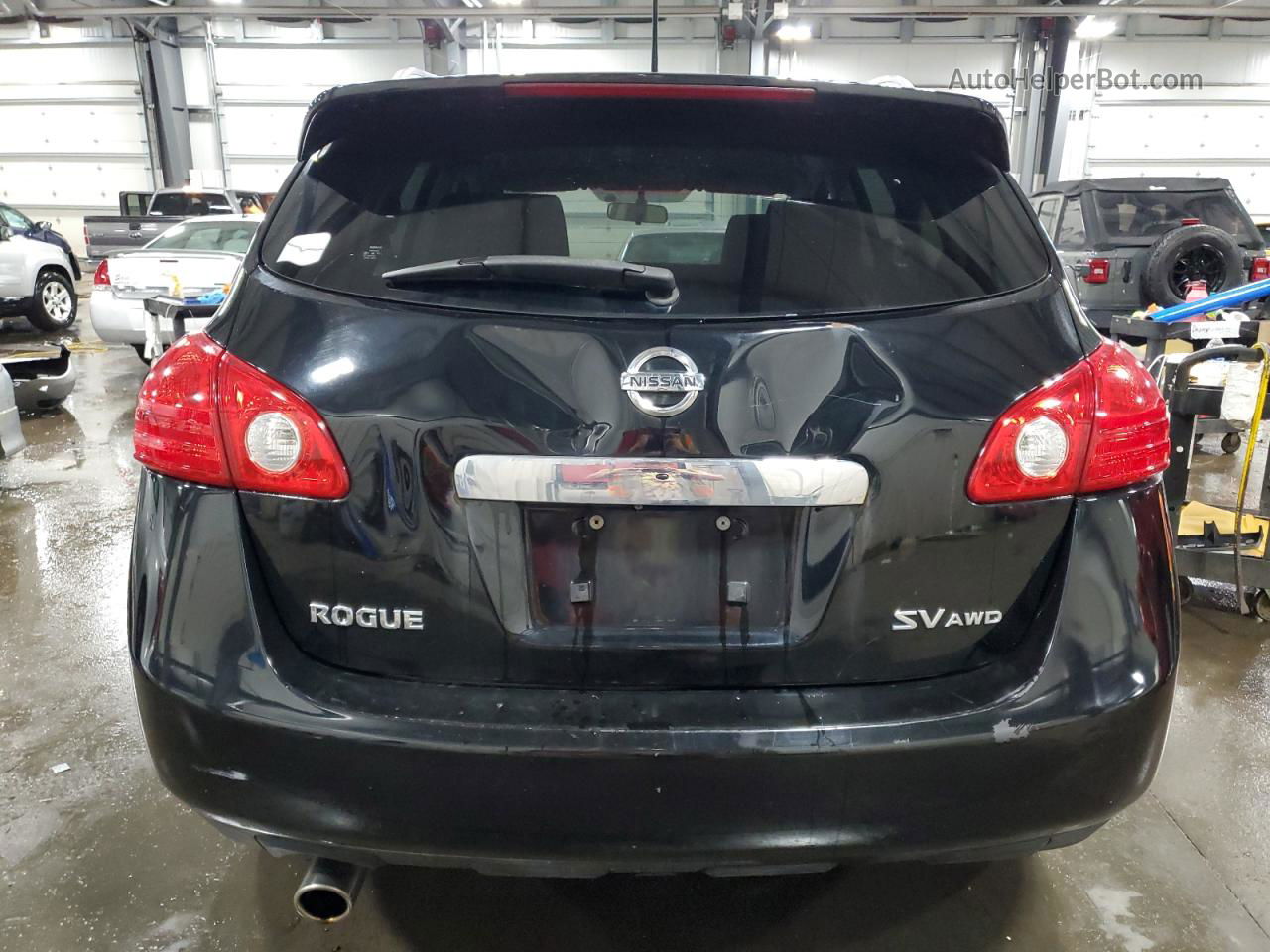 2012 Nissan Rogue S Black vin: JN8AS5MV0CW388192