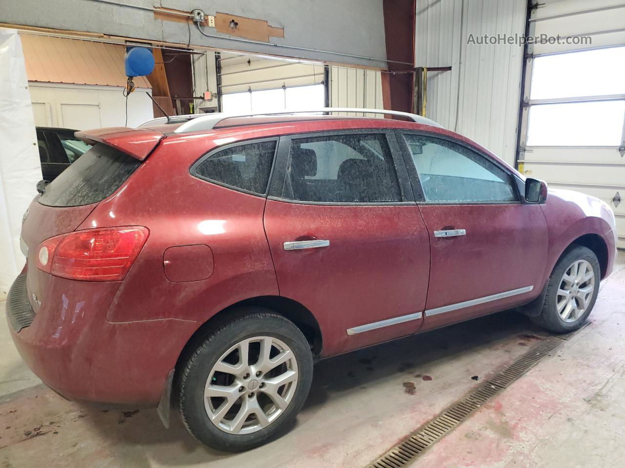 2012 Nissan Rogue S Burgundy vin: JN8AS5MV0CW405606