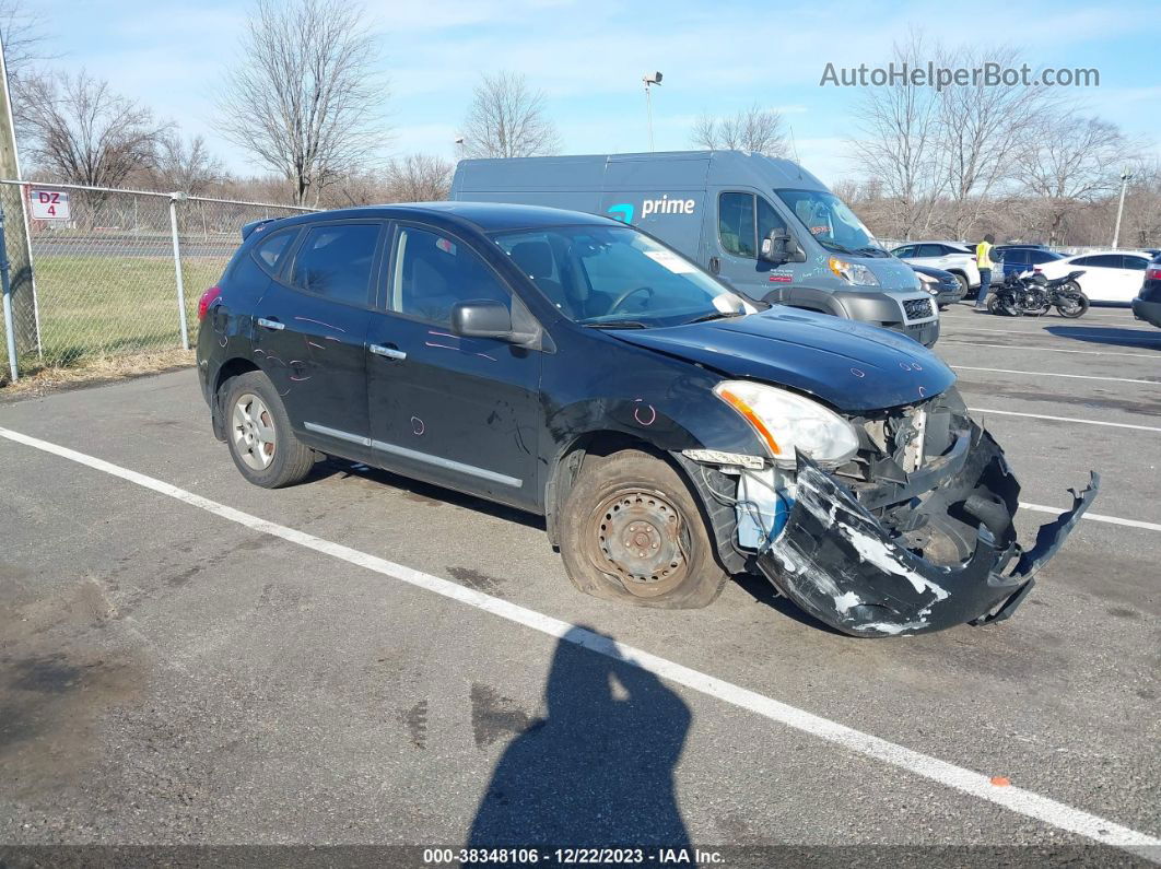 2012 Nissan Rogue S Black vin: JN8AS5MV0CW419506