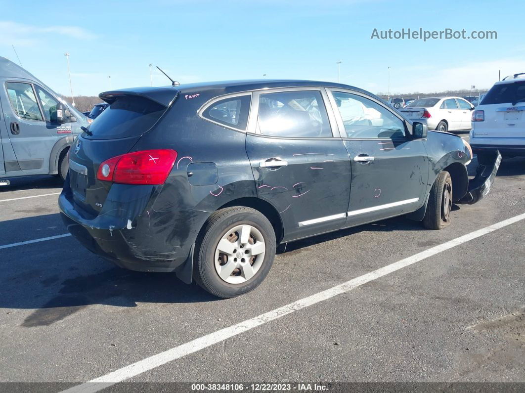 2012 Nissan Rogue S Black vin: JN8AS5MV0CW419506