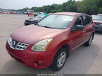 2012 Nissan Rogue S Red vin: JN8AS5MV0CW419652