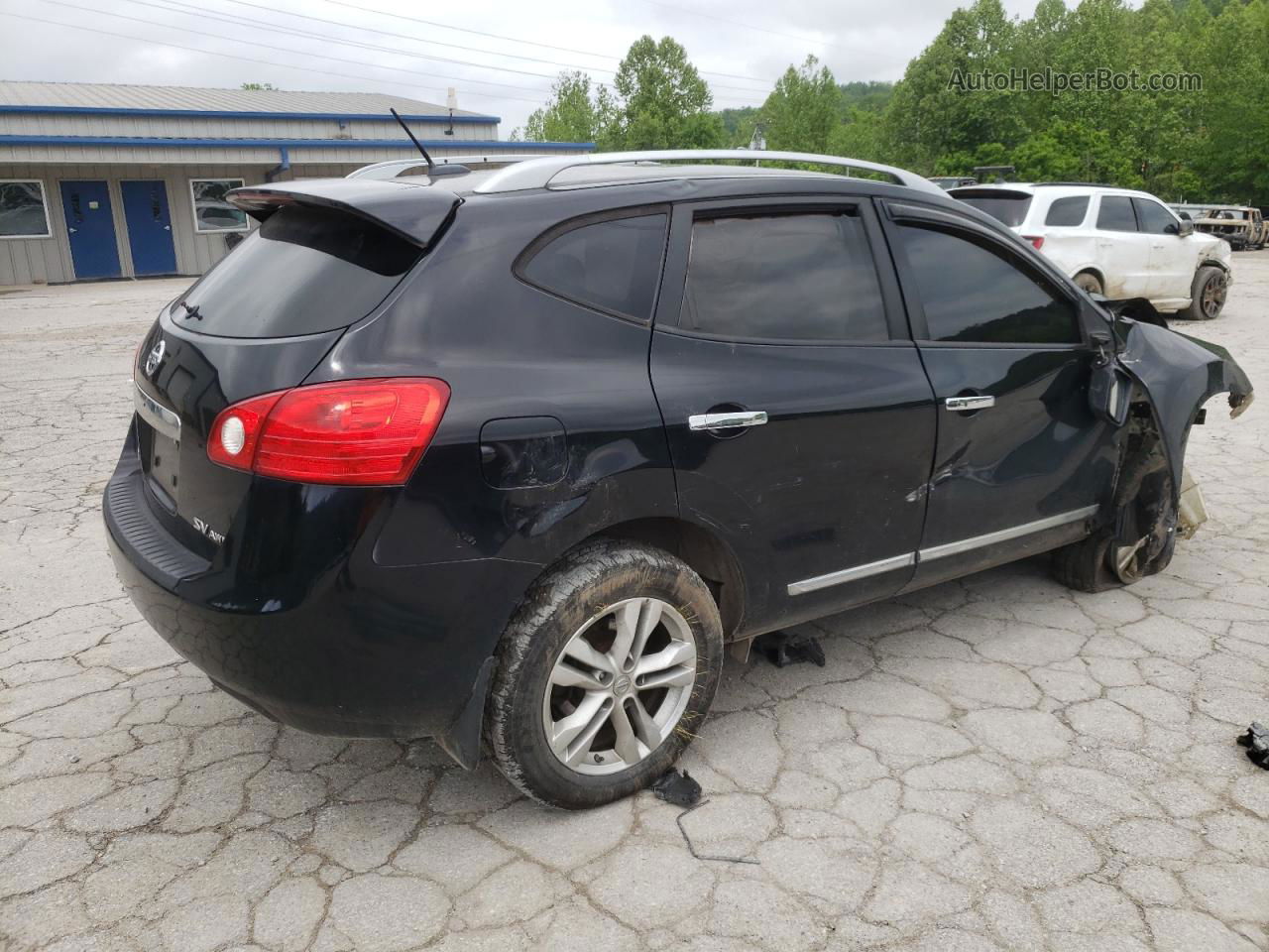 2012 Nissan Rogue S Black vin: JN8AS5MV0CW713231