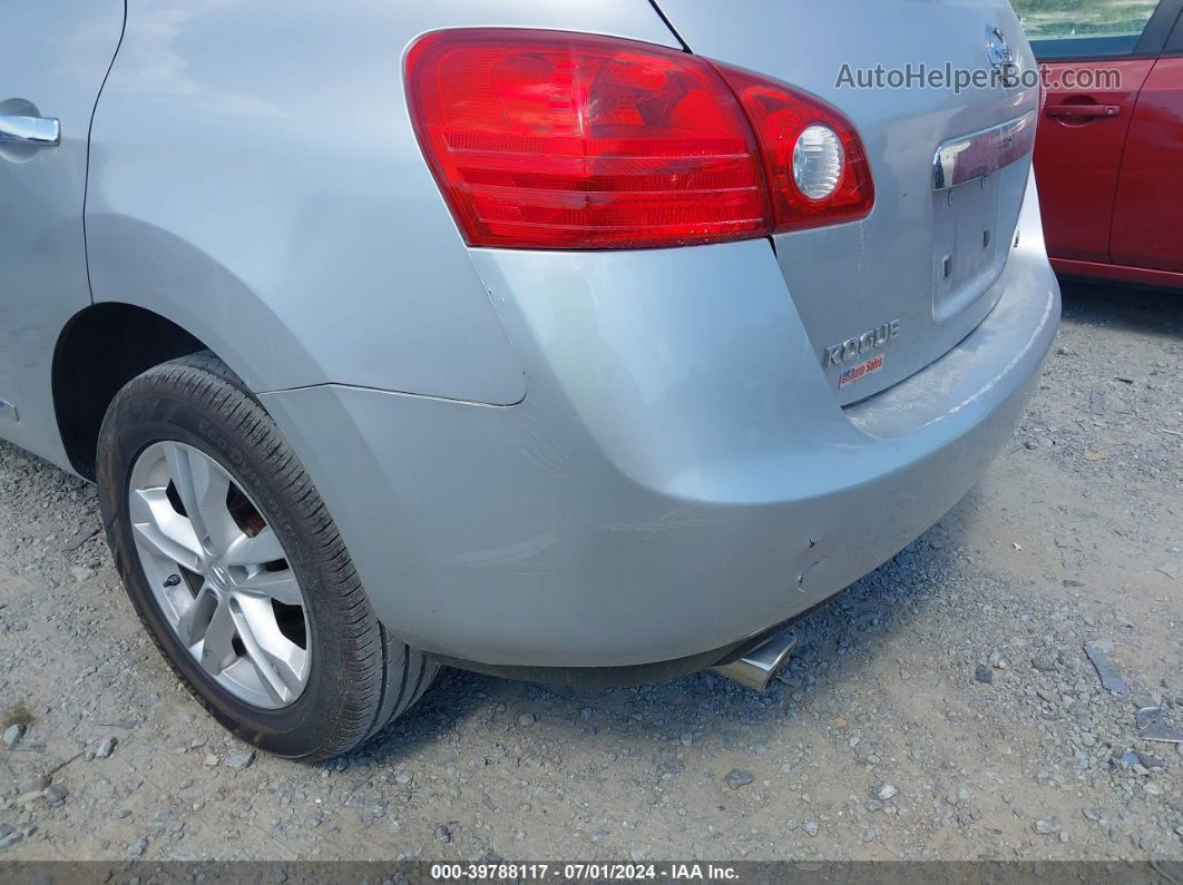 2012 Nissan Rogue Sv Silver vin: JN8AS5MV0CW717098