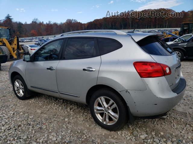 2012 Nissan Rogue S Silver vin: JN8AS5MV0CW718753