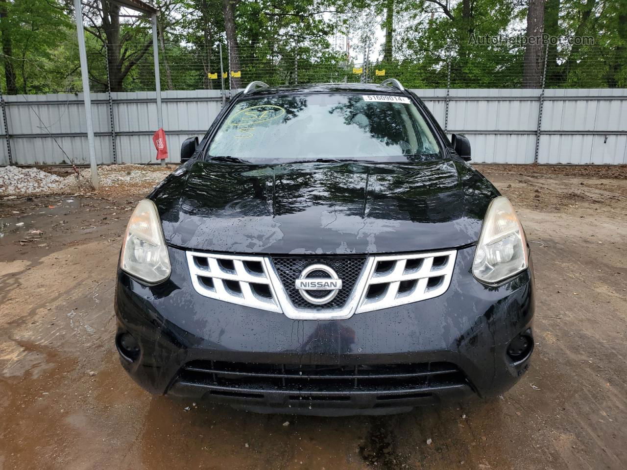 2012 Nissan Rogue S Black vin: JN8AS5MV0CW719076