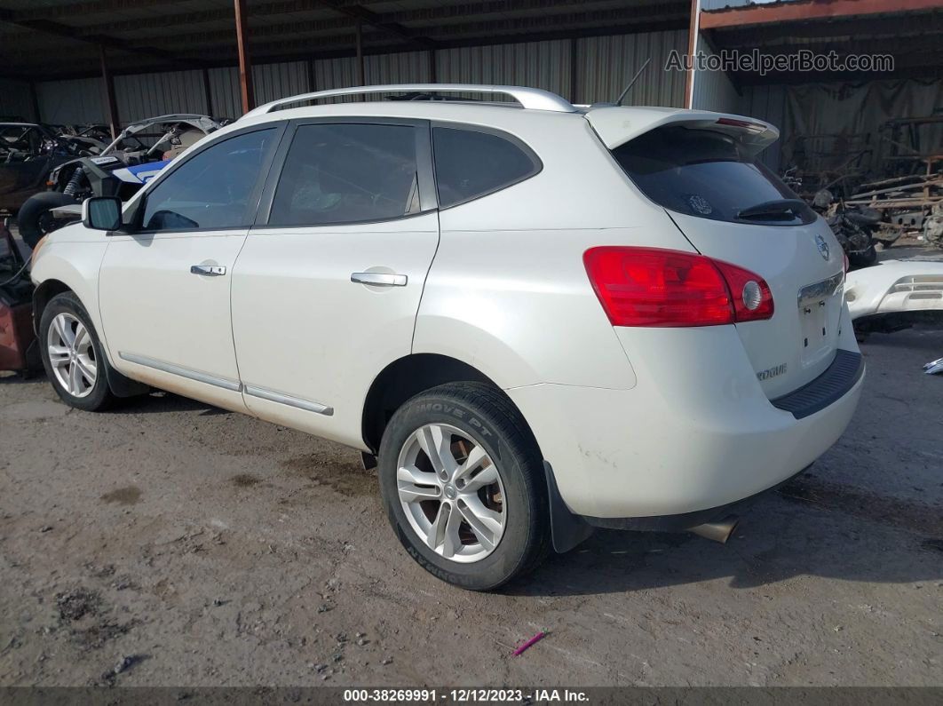 2012 Nissan Rogue Sv White vin: JN8AS5MV1CW359123