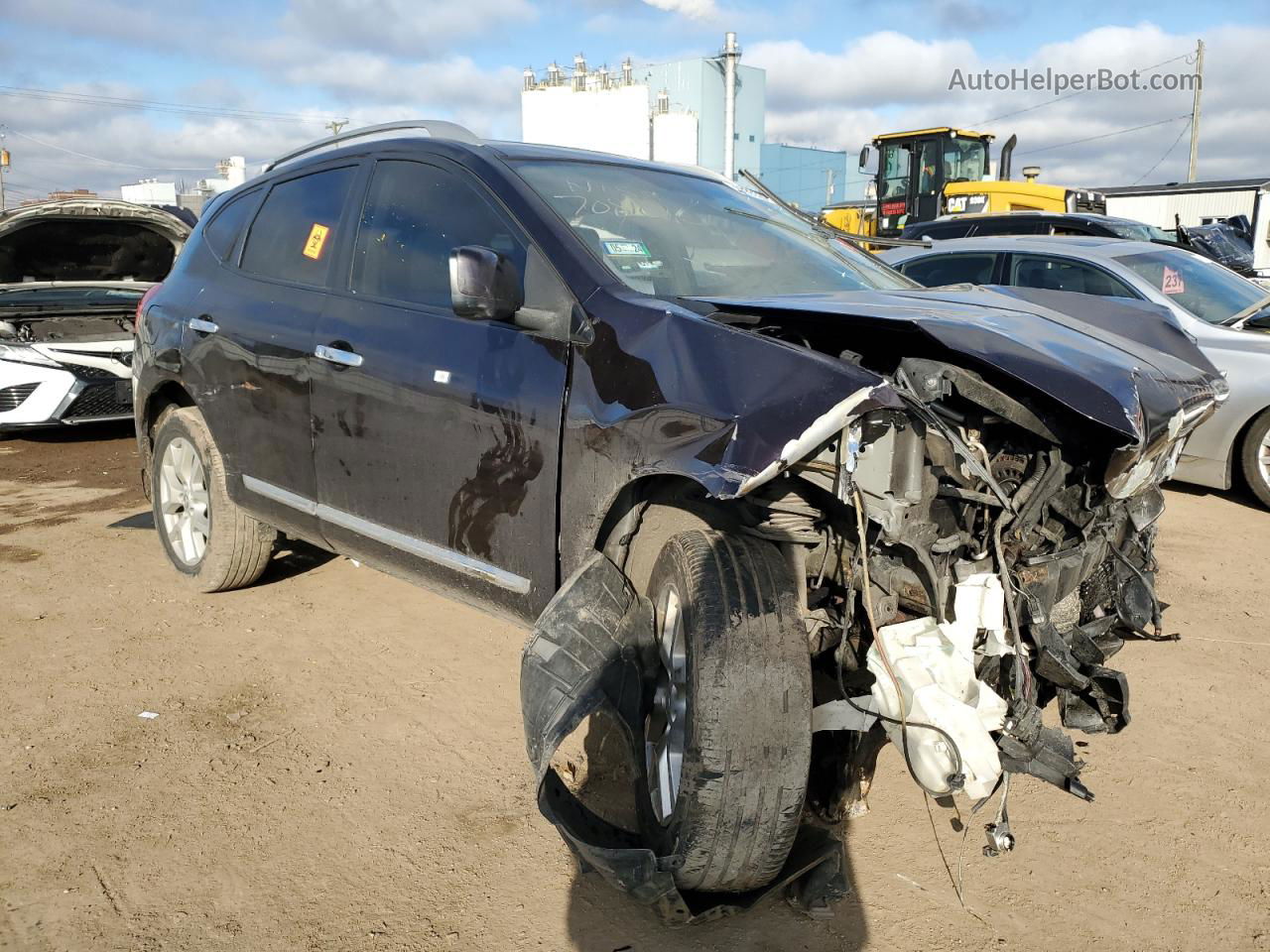 2012 Nissan Rogue S Purple vin: JN8AS5MV1CW359364