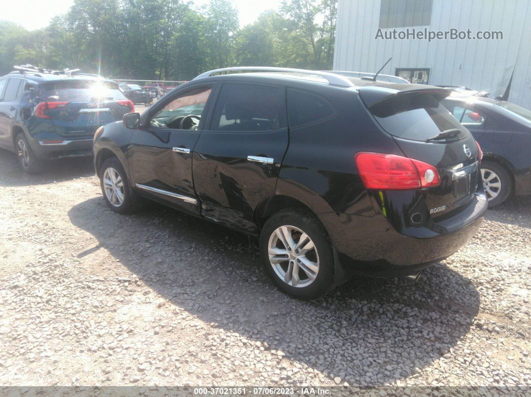 2012 Nissan Rogue Sv Черный vin: JN8AS5MV1CW378268