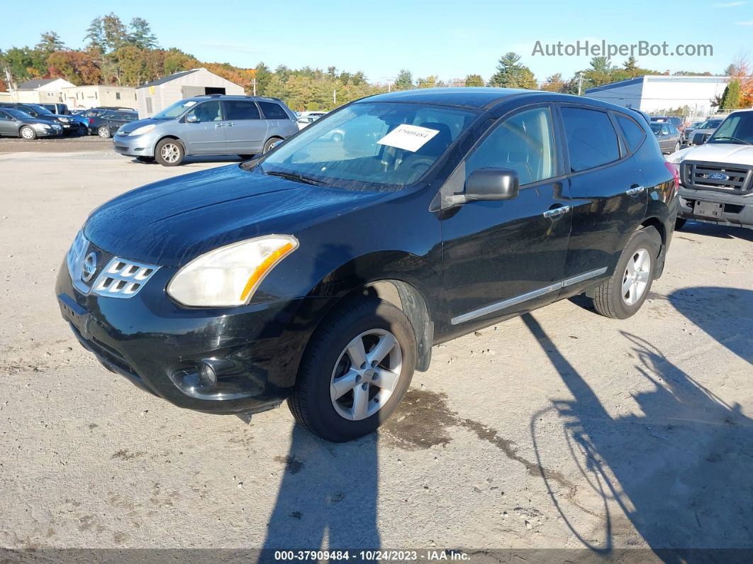 2012 Nissan Rogue S Black vin: JN8AS5MV1CW387004