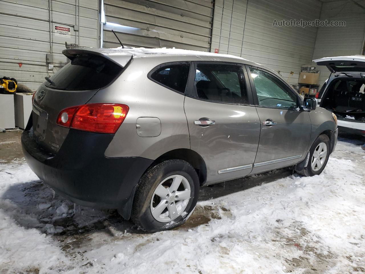 2012 Nissan Rogue S Серый vin: JN8AS5MV1CW390551