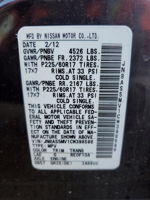 2012 Nissan Rogue S Фиолетовый vin: JN8AS5MV1CW398598