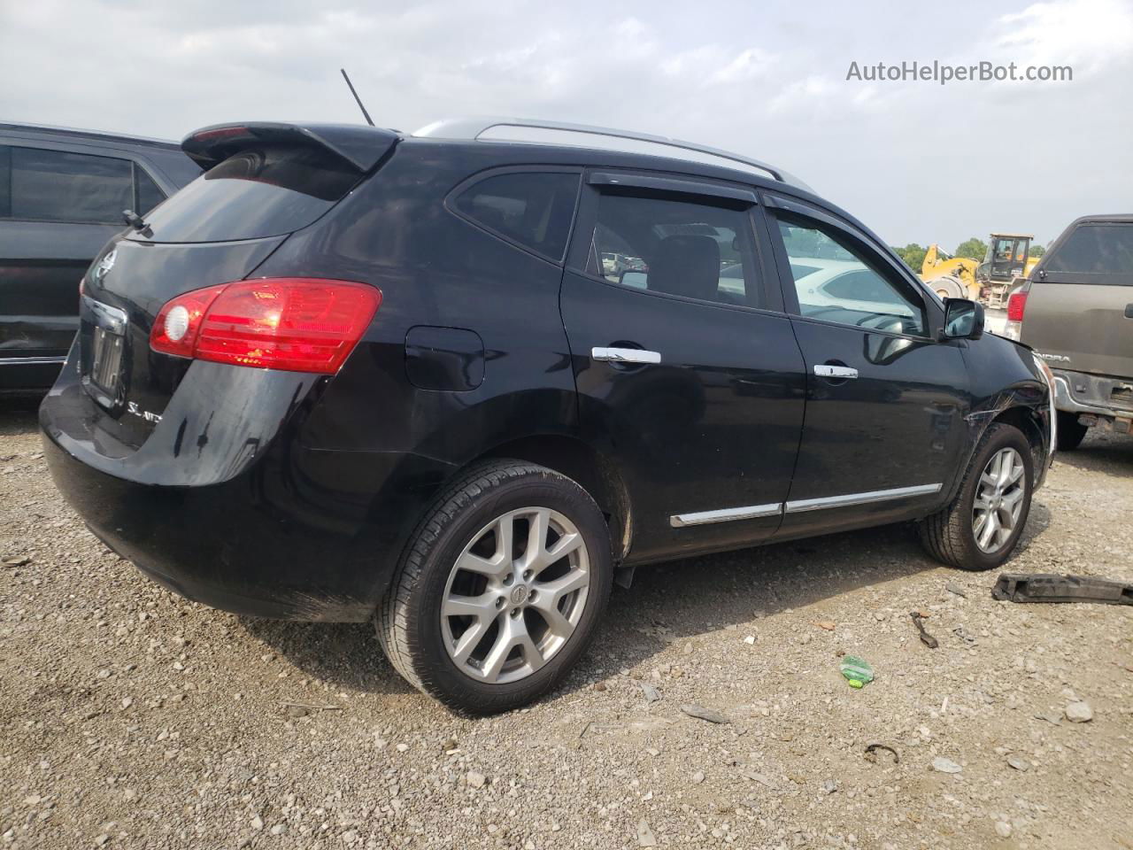 2012 Nissan Rogue S Black vin: JN8AS5MV1CW420390