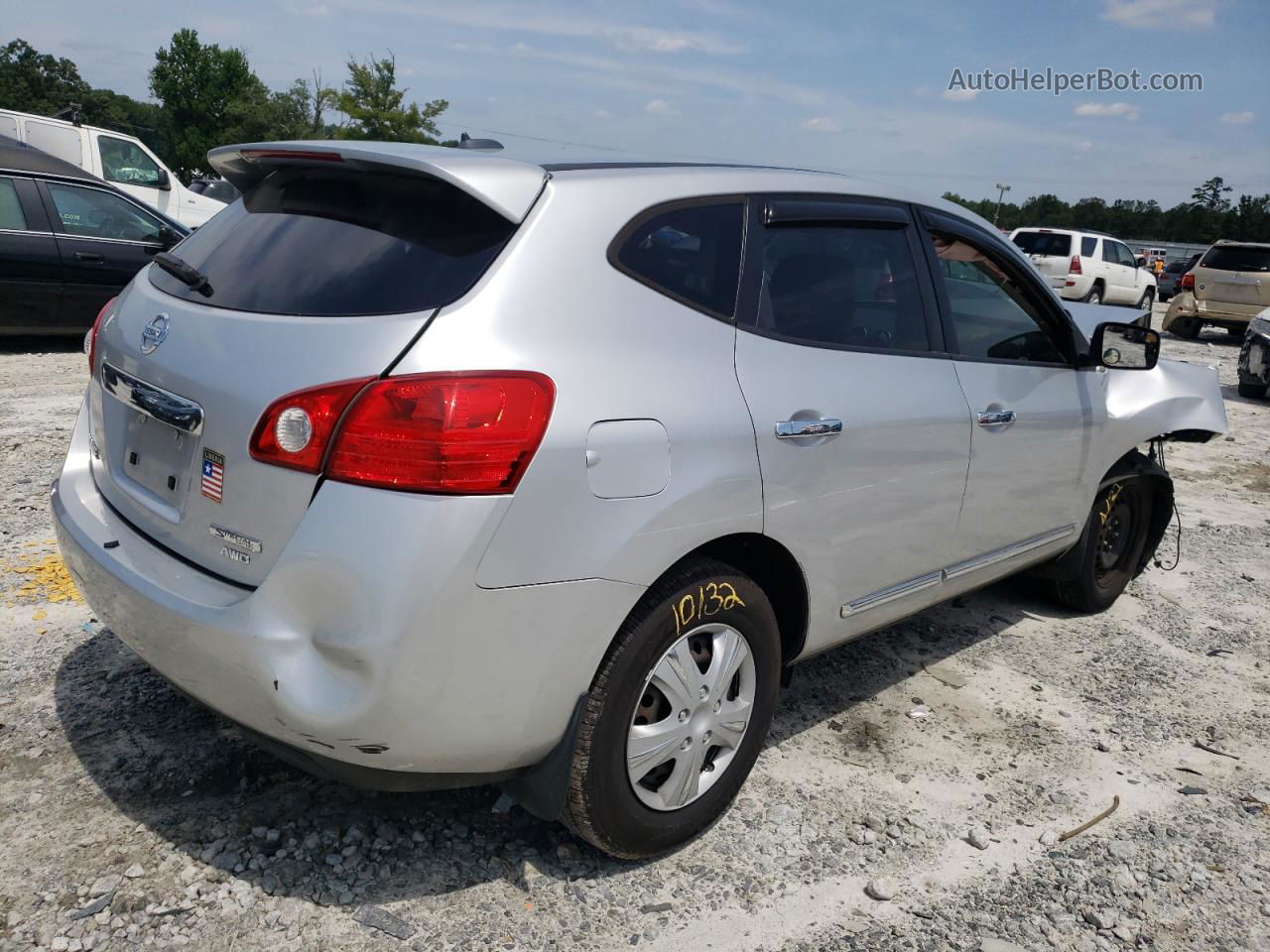 2012 Nissan Rogue S Gray vin: JN8AS5MV1CW420535