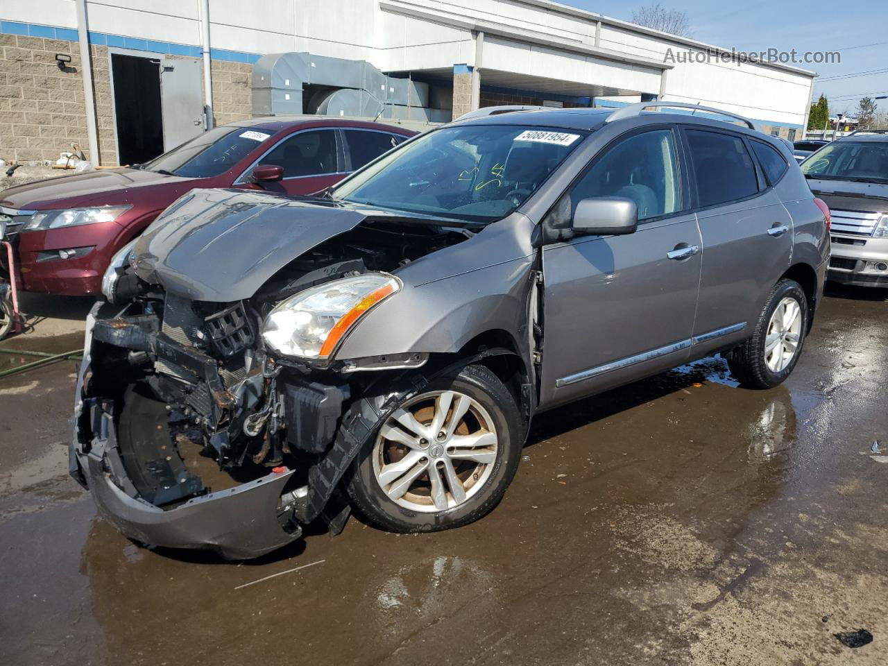 2012 Nissan Rogue S Gray vin: JN8AS5MV1CW710838