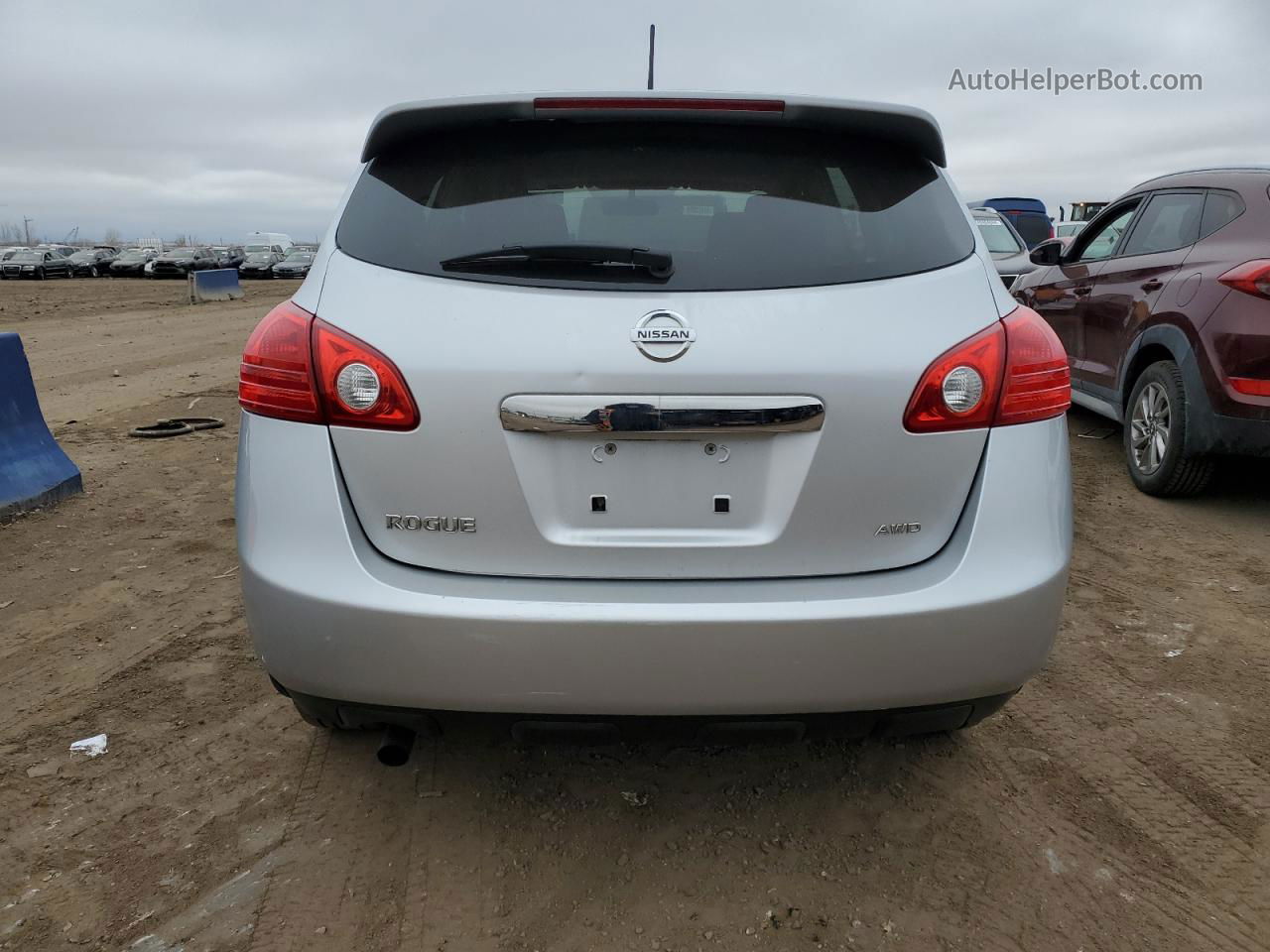 2012 Nissan Rogue S Silver vin: JN8AS5MV2CW360684