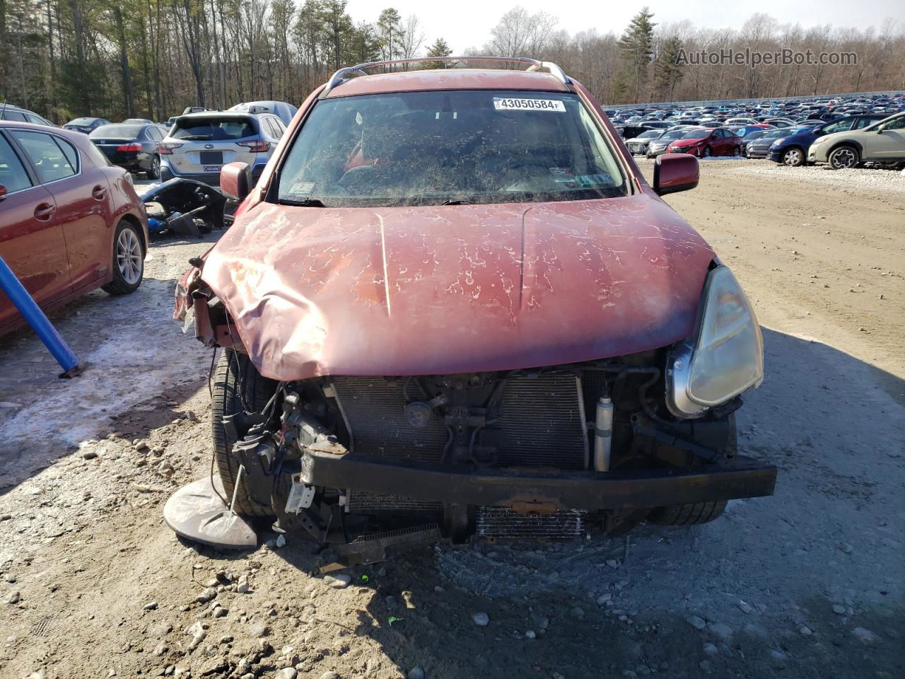 2012 Nissan Rogue S Red vin: JN8AS5MV2CW364315