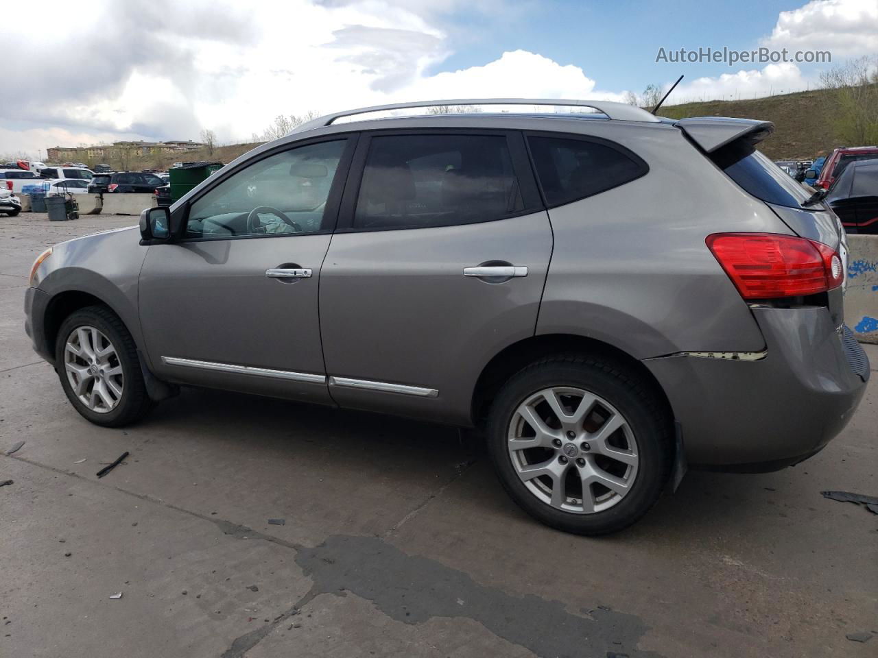 2012 Nissan Rogue S Gray vin: JN8AS5MV2CW373354