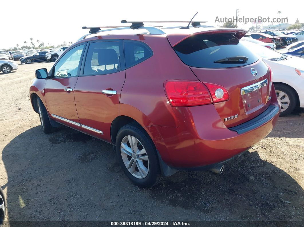 2012 Nissan Rogue Sv Red vin: JN8AS5MV2CW378554