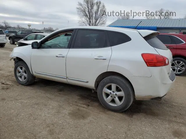 2012 Nissan Rogue S White vin: JN8AS5MV2CW391224