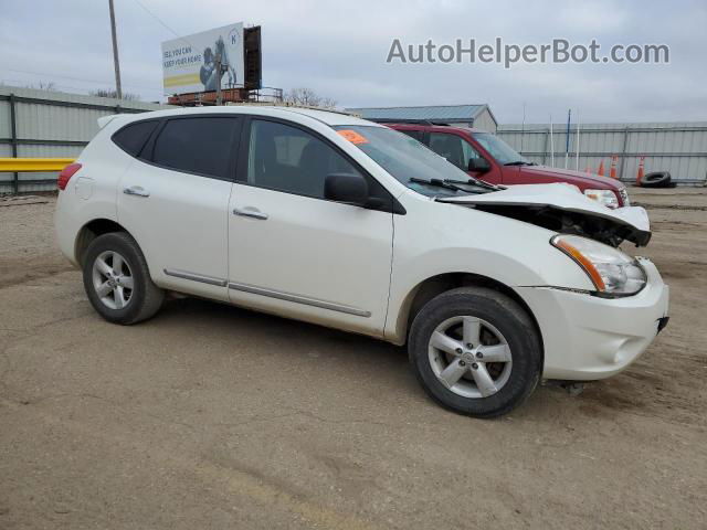 2012 Nissan Rogue S White vin: JN8AS5MV2CW391224