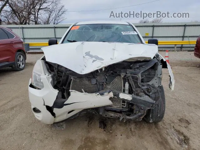 2012 Nissan Rogue S White vin: JN8AS5MV2CW391224