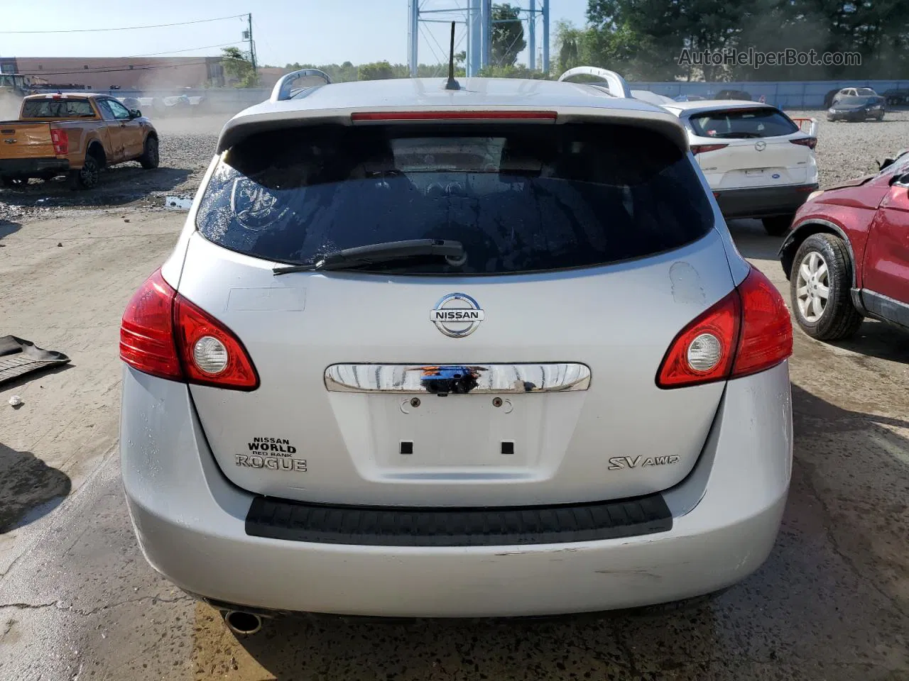 2012 Nissan Rogue S Silver vin: JN8AS5MV2CW393779