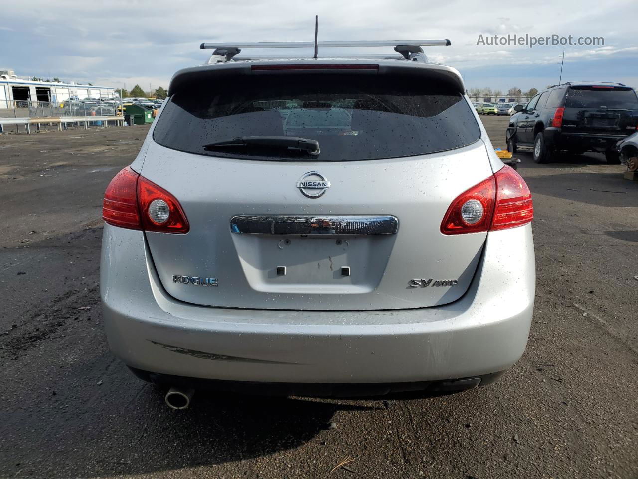 2012 Nissan Rogue S Silver vin: JN8AS5MV2CW396701