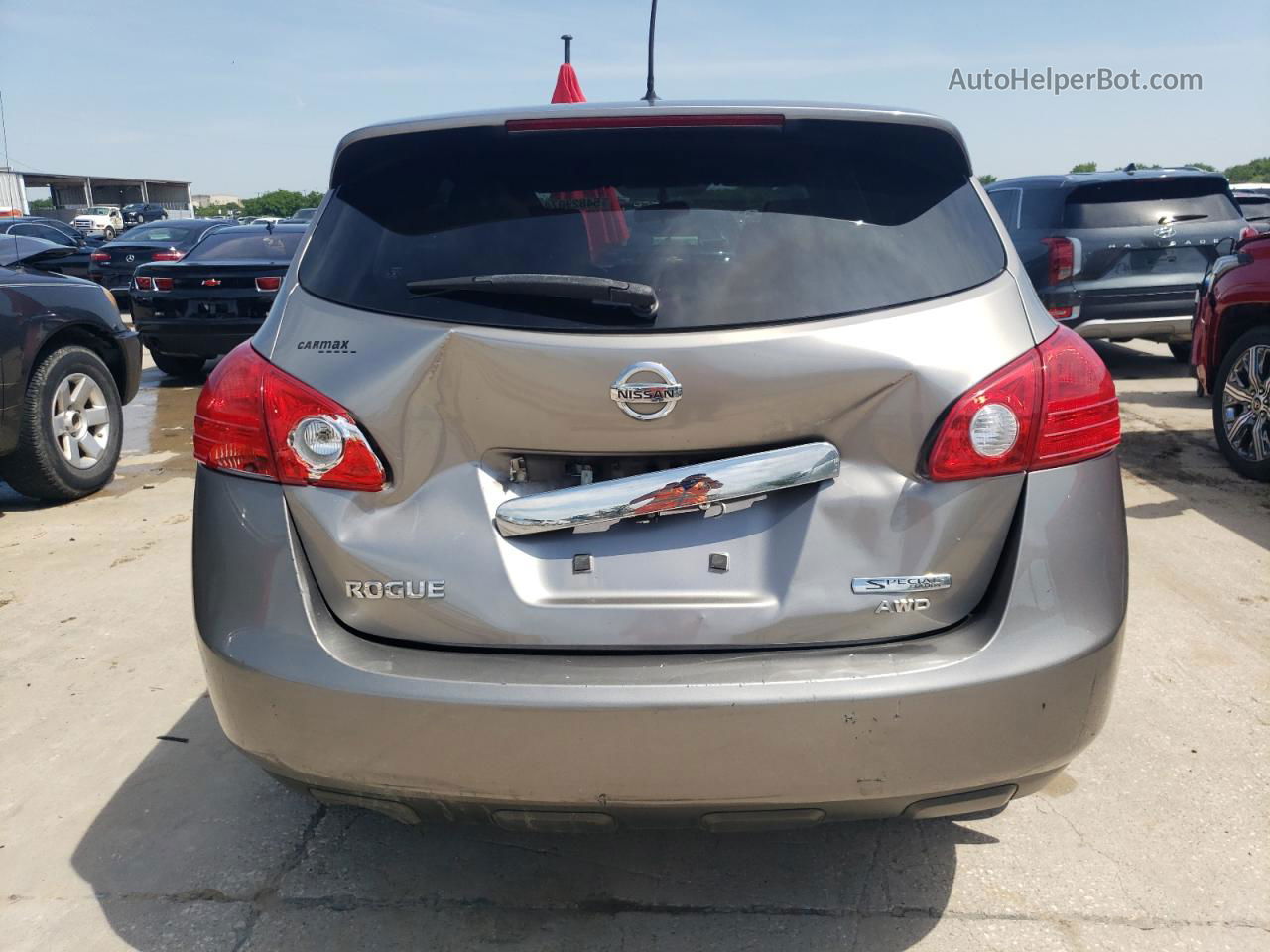 2012 Nissan Rogue S Gray vin: JN8AS5MV2CW411584