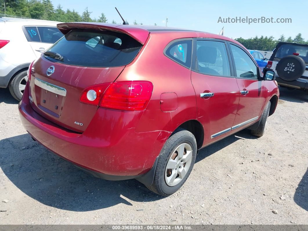 2012 Nissan Rogue S Orange vin: JN8AS5MV2CW416977