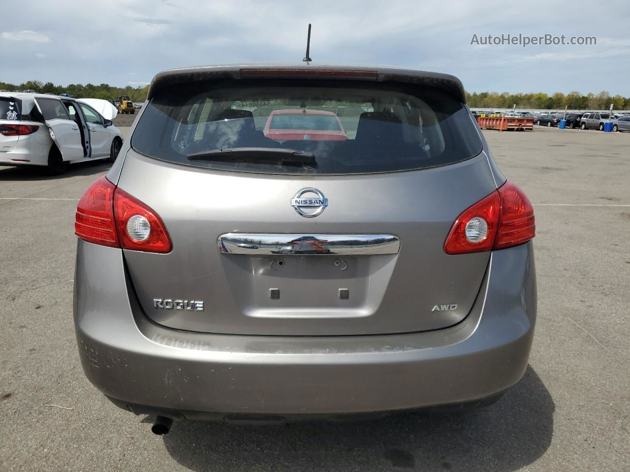 2012 Nissan Rogue S Gray vin: JN8AS5MV2CW702487