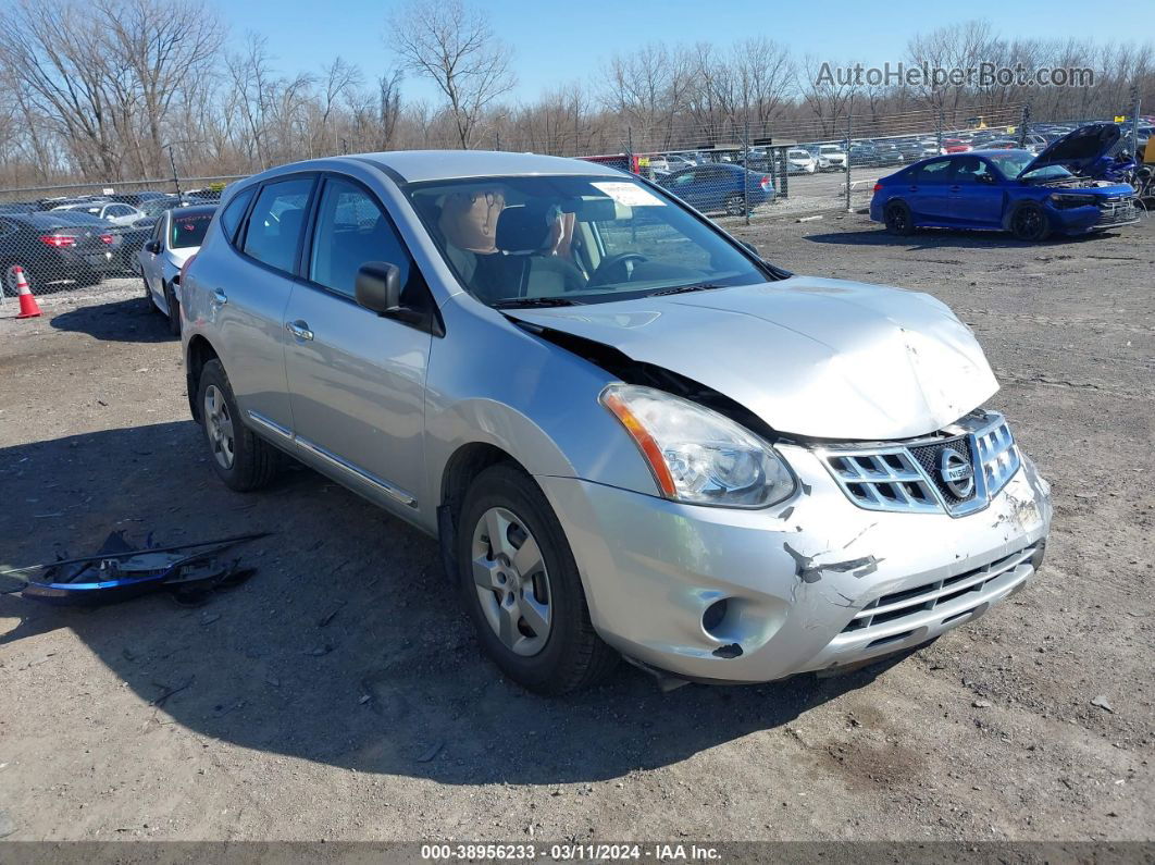 2012 Nissan Rogue S Silver vin: JN8AS5MV2CW712761