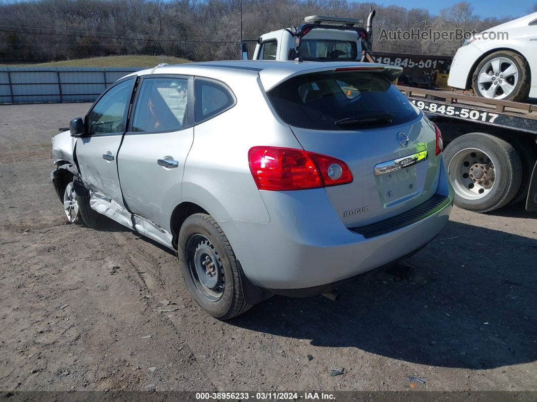 2012 Nissan Rogue S Silver vin: JN8AS5MV2CW712761