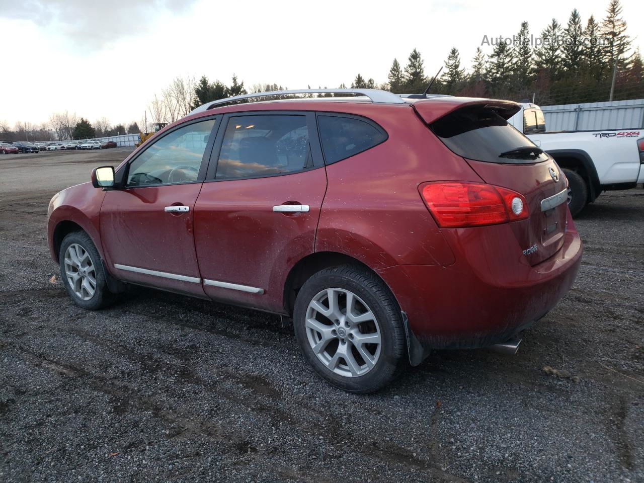 2012 Nissan Rogue S Красный vin: JN8AS5MV3CW355347