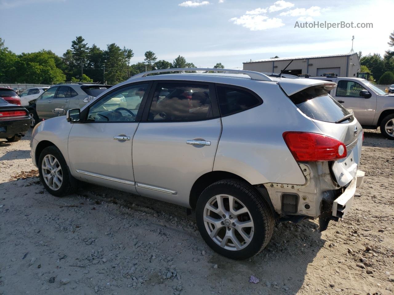 2012 Nissan Rogue S Серебряный vin: JN8AS5MV3CW361410