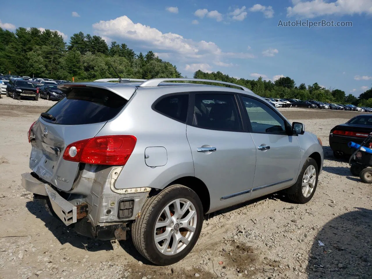 2012 Nissan Rogue S Серебряный vin: JN8AS5MV3CW361410