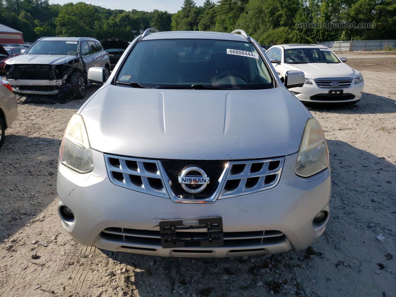 2012 Nissan Rogue S Серебряный vin: JN8AS5MV3CW361410