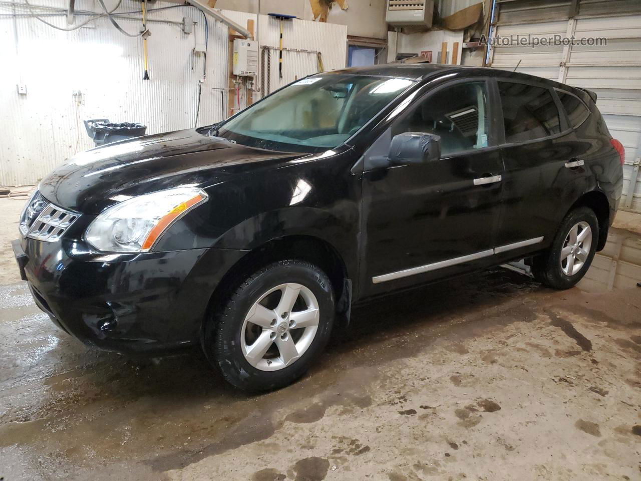 2012 Nissan Rogue S Black vin: JN8AS5MV3CW380359