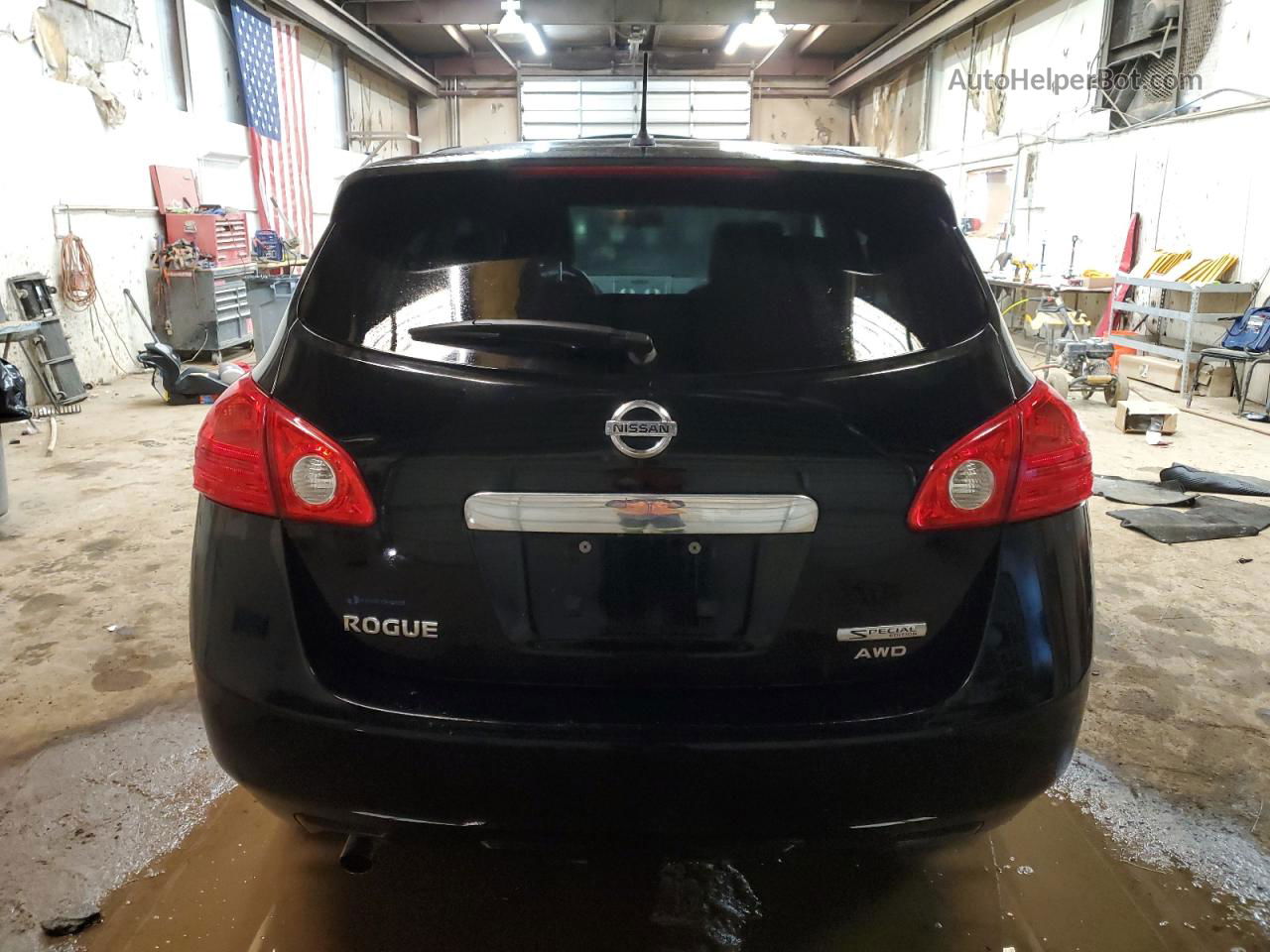 2012 Nissan Rogue S Черный vin: JN8AS5MV3CW380359