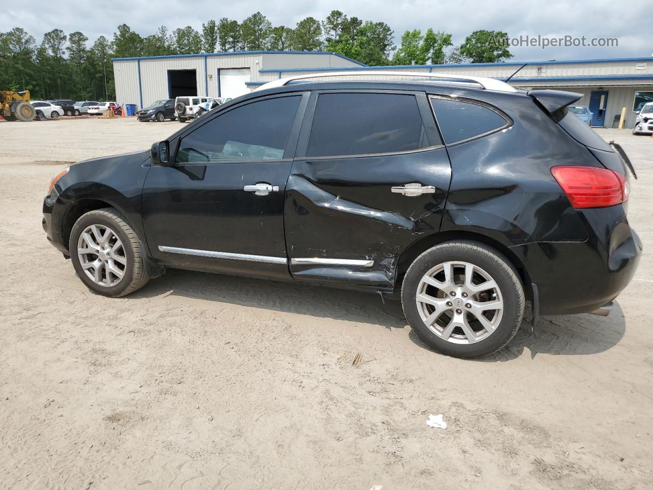 2012 Nissan Rogue S Black vin: JN8AS5MV3CW399705